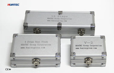 II W V-2 A4 75mm x 43mm x 12.5mm Ultrasonik Kalibrasyon Blok / ultrasonik test blokları