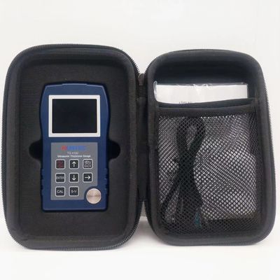 TG4150 Yüksek hassasiyet kaplama üzerinden ultrasonik duvar kalınlığı ölçer 0.55-500mm Aralık 7 Önceden ayarlanmış malzeme ses hızı boru gemi denetim ölçer