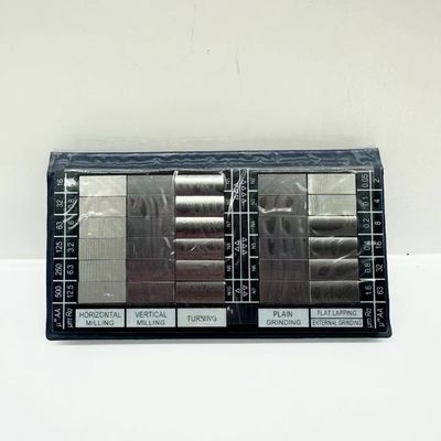 Yüzey Pürüzlülüğü Karşılaştırma Bloğu Seti Ra 0.025–6.3 µm Metal İşleme Muayenesi İçin