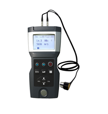 Yüksek hassasiyetli TG-1000 1m/s çözünürlük ve geniş ses hızı aralığı ile taşınabilir ultrasonik hız ölçer