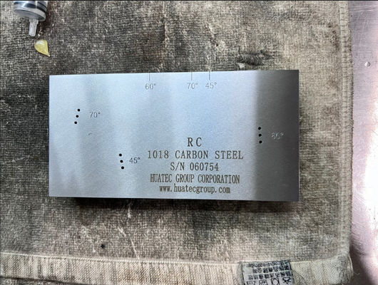 En üst NDT Kalibrasyon Bloku RC Bloku AWS D1.1/D1.1M-2015 Standartıyla