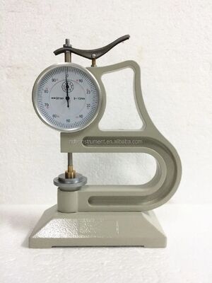 LP-10-C Kauçuk Kalınlık Ölçer 0-10mm 0.01mm Çözünürlük Plastik Kauçuk İçin
