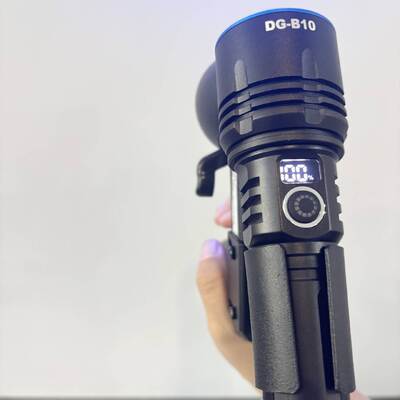 DG-B10 Tek El UVA Işık püskürtücüsü 57.4mW/cm2 365nm NDT Floresan Test Kılıfı Ultraviyole El feneri