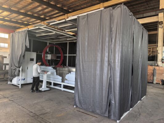 AC 15000A İki Mıknatıslanmış Bobinli Floresan Manyetik Parçacık Kusur Dedektörü