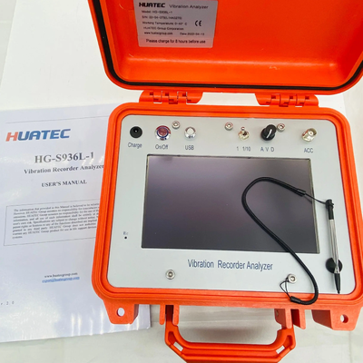 HG-S936L-1 Taşınabilir Titreşim Veri Kaydedici 1Hz-200Hz Tek Kanallı Titreşim Test Cihazı
