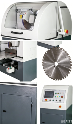 HC-350A Dikey Metallografik Örnek Kesme Makinesi Φ110mm Max Kesme 4KW Su Soğutma Örnek Kesme Ekipmanı