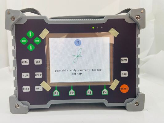 HEF-2D Taşınabilir Çok Fonksiyonlu Girdap Akımı Test Cihazları Havacılık Petrokimya için 5.7 Inç LCD Metal Kusur Dedektörü