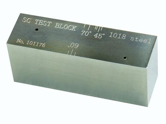 SC UT Duyarlılık Referans Bloku 0.905 "× 1.25" × 3" NDT Kesme Dalgası Duyarlılığı Kalibrasyon Örneği