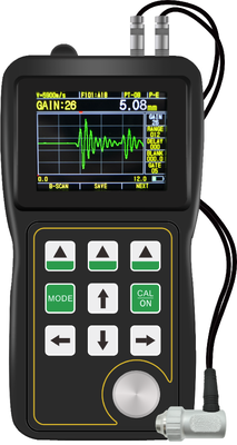 TG-5100D Gerçek Zamanlı A Tarama Ve B Kaplama Ultrasonik Kalınlık Ölçerinden Tarama