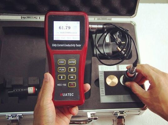 HEC-102 Portable Eddy Current Conductivity Tester For Aluminum Alloy Heat Treatment Inspection NDT Instrument