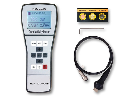 Sinüs Dalgası 60khz Tahribatsız Test Cihazları Dijital İletkenlik Ölçer Hec-103a/103a1