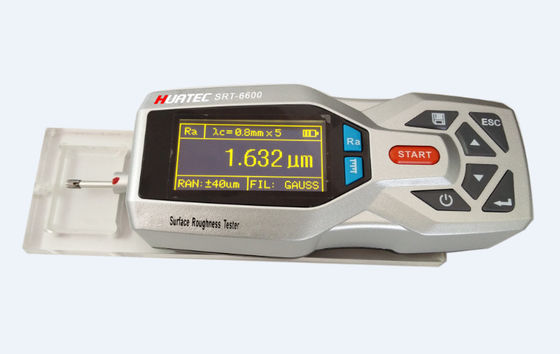 SRT-6600 Taşınabilir Elde Taşınabilir Yüzey Kabalık Testçisi 160μm Aralık 14 Kabalık Parametreleri OLED Ekranı Metal Kabuk Kabalık Ölçü Aracı