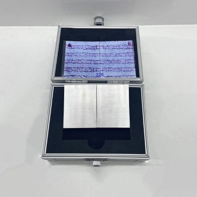 YM-A Floresans ve Renk Penetrant Testi için Alüminyum Alaşım Penetrasyon Karşılaştırma Test Bloku