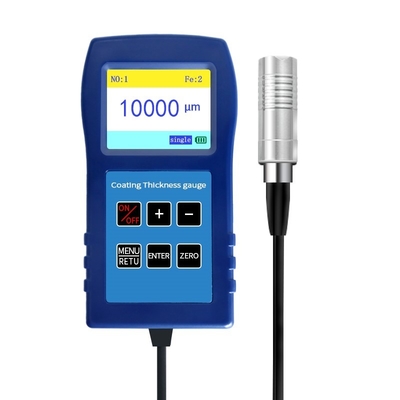 TG-6007 Büyük Ölçekli Büyük Aralık 10mm Yangına Karşılıklı Manyetik Metal Malzeme Yüzey Kaplama Kalınlığı Ölçücü