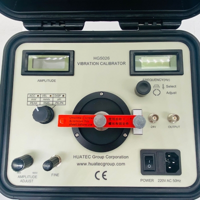 HG-5026 Standart Transducer titreşim başı Sinüs sinyali jeneratörü ile bir titreşim kalibratörü