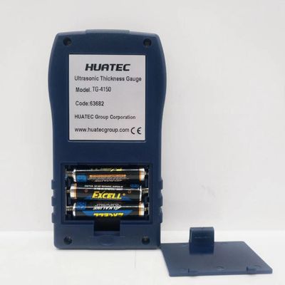 TG4150 Yüksek hassasiyet kaplama üzerinden ultrasonik duvar kalınlığı ölçer 0.55-500mm Aralık 7 Önceden ayarlanmış malzeme ses hızı boru gemi denetim ölçer