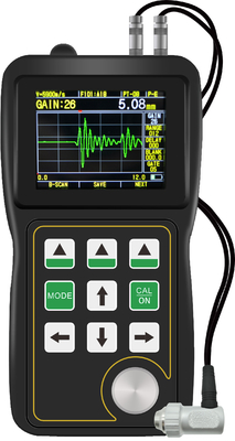 TG-5100D Gerçek Zamanlı A Tarama Ve B Kaplama Ultrasonik Kalınlık Ölçerinden Tarama