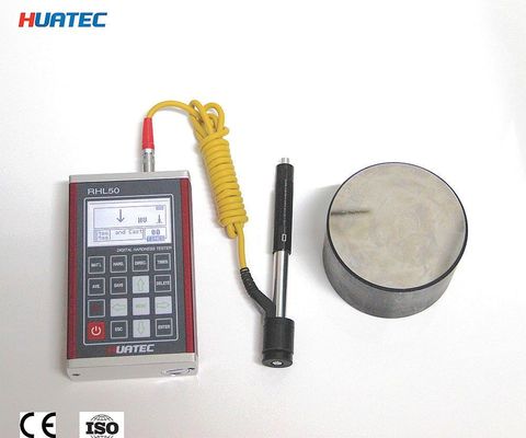 RHL50 LCD Leeb Sertlik Denetleyicisi Metal İş Parçası için Yeniden Şarj Edilebilir Dijital Sertlik Ölçörü