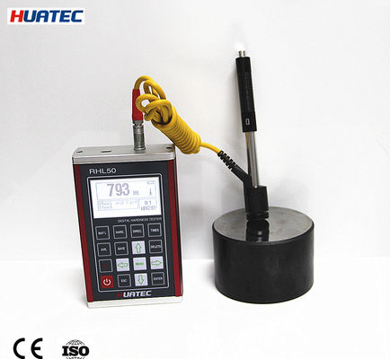 RHL50 LCD Leeb Sertlik Denetleyicisi Metal İş Parçası için Yeniden Şarj Edilebilir Dijital Sertlik Ölçörü