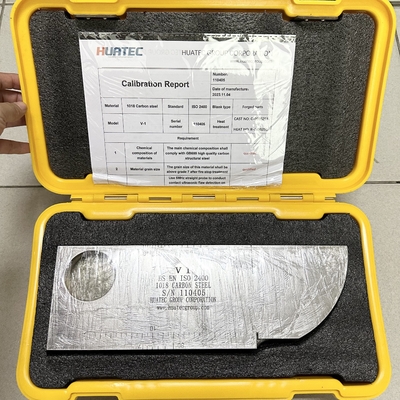 IIW V-1 CS SS AL Malzeme UT Kalibrasyon Blokları NDT Aracı