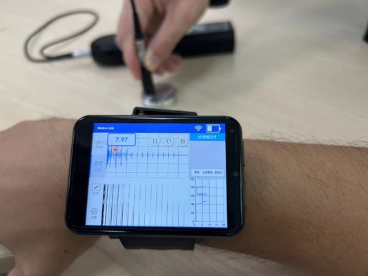 TG-14+ A tarama B tarama APP modu EMAT Renkli LCD ile elektromanyetik ultrasonik kalınlık ölçer