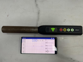TG-14+ temassız tablet bilgisayar A tarama B tarama elektromanyetik ultrasonik kalınlık ölçer