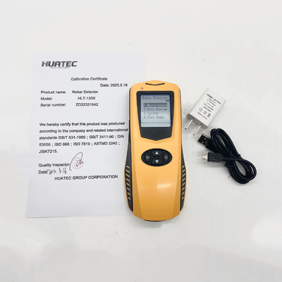 HLT-120X Yüksek çözünürlüklü LCD Ekran Rebar Yerleme Dağıtım Yönü Kalınlığı Detektörü