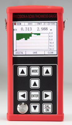 TG-6200 A/B tarama el numara ekranı metal olmayan ultrasonik kaplama kalınlığı ölçer