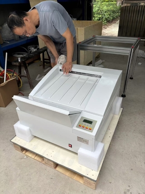 Çeşitli HDL-P17A NDT Film Geliştirici Çöpeleme Süreci Geliştirme için Sabit Gölge Yıkama Kuru Çip Hızı 100-33 mm/min