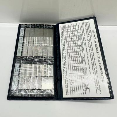 Çelik Yüzey Pürüzlülüğü Karşılaştırma Numune Bloğu Torna Freze Taşlama Standart Numune