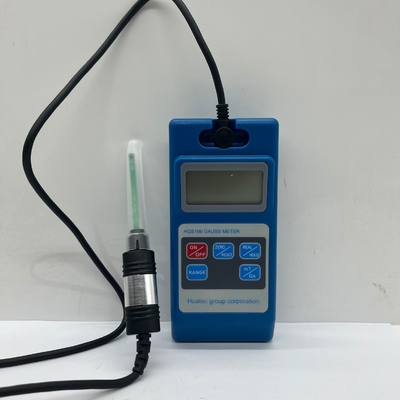 Profesyonel HGS-106 Elden Kullanılabilir Dijital DC Manyetik İndüksiyon Yoğunluğu Gauss Mitri Ölçüm aralığı 0-300mT-3000mT ile