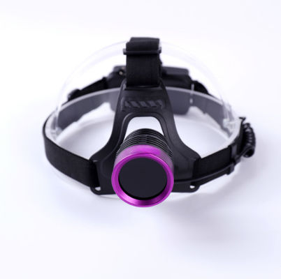 40 × 38mm Çıkış Dalga Uzunluğu Baş ve Kask Kullanımı için Düzenlenebilir UV Far