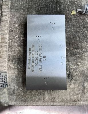 Karbon Çelik RC Çözünürlük Karşılaştırması Ultrasonik Kalibrasyon Blok Standartı AWS D1.1/D1.1M-2015