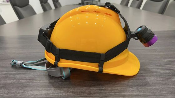 Floresan Manyetik Parçacık UV Kafa Lambası DG-3101S, 365-370nm Tepe Dalga Boyu ve 2 adet 18650 Lityum Pil İle