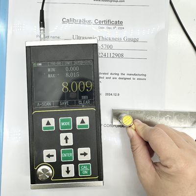 A / B tarama Elde tutulan yüksek hassasiyetli dijital ultrasonik kalınlık ölçer