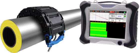 HEF-17 Pulse Eddy Current Metal Pipe Wall Thickness Tester LCD Ekranlı