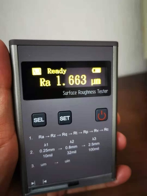 7 parameters High Precision Handheld OLED display Surface Roughness Tester