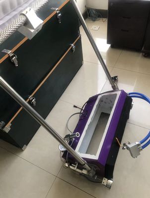 60kPa vakum derecesi 400mm kaynak algılama uzunluğu ve 85kg emici kuvvet elektromanyetikleri ile vakum kutusu kaynak sızıntı dedektörü