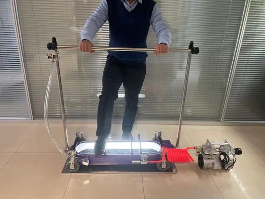 60kPa vakum derecesi 400mm kaynak algılama uzunluğu ve 85kg emici kuvvet elektromanyetikleri ile vakum kutusu kaynak sızıntı dedektörü