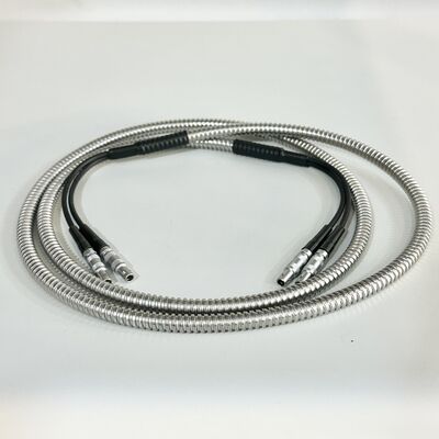 Yüksek sıcaklıklı Lemo 00-Lemo 00 TR UT hatalı makine için çelik kapaklı kablo