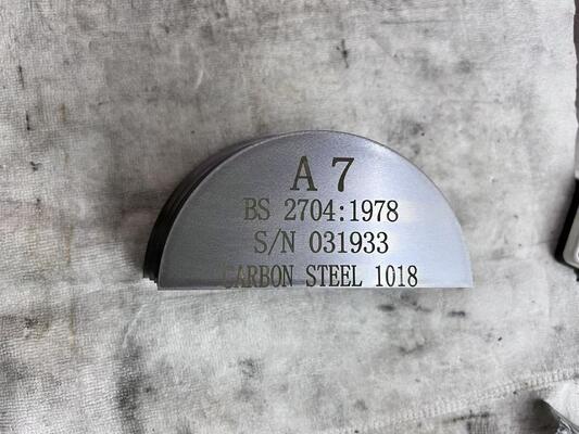 A7 Ultrasonik Kalibrasyon Bloku ️ Karbon Çelik RTB Kalibrasyon Bloku