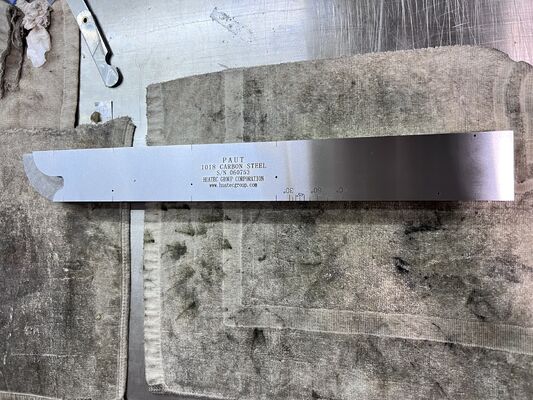 PAUT Borulu Muayene EN ISO Standardı İçin Eğri Kalibrasyon Bloğu