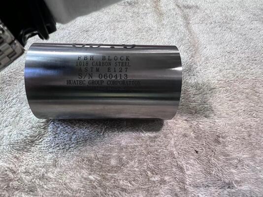 10'lu Düz Tabanlı Delik Kalibrasyon Bloğu Mesafe ve Alan Genliği Seti