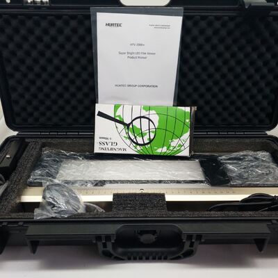 HFV-2008 Yüksek Parlaklıkta LED Film Görüntüleme Lambası Ayak Pedalı ve Büyüteçli