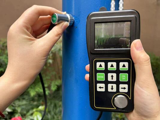 TG-5100D Real time A Scan and B Scan Through Coating ultrasonic thickness gauge