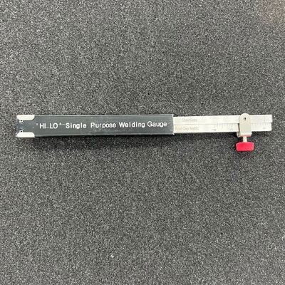 Tek HI-LO kaynak ölçütü metrik inç çift ölçekli boru hattı testi