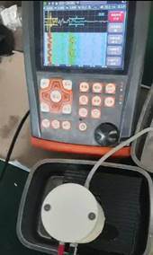 HFD-810 Taşınabilir Ultrasonik Test Cihazı 400MHz Örnekleme Bluetooth PDF Raporu Dışa Aktarma Su Geçirmez Katman Muayene Dedektörü