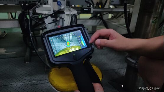 HFD-V100 Yüksek Hassasiyetli 96kHz Ultrasonik Akustik Görüntüleme Kamerası Ses Görselleştirme Dedektörü