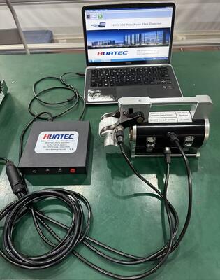 MRT Test Magnetik İp Çelik Tel İpler Defector HRD-100 Kullanım Hata Algılama Cihazı