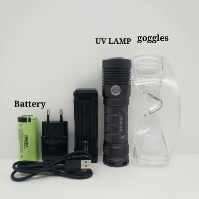 Torch LED UV ışığı LED Ultraviyole El Feneri Uzun Çalışma Saatleri ve Kararlı Kalite